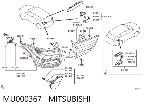  MU000367 Mitsubishi