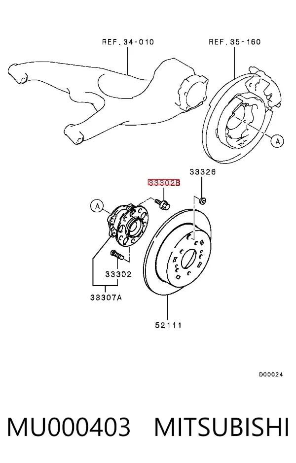  MU000403 Mitsubishi