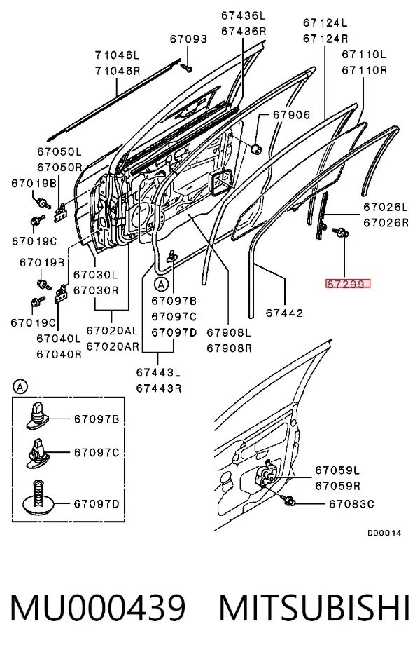  MU000439 Mitsubishi