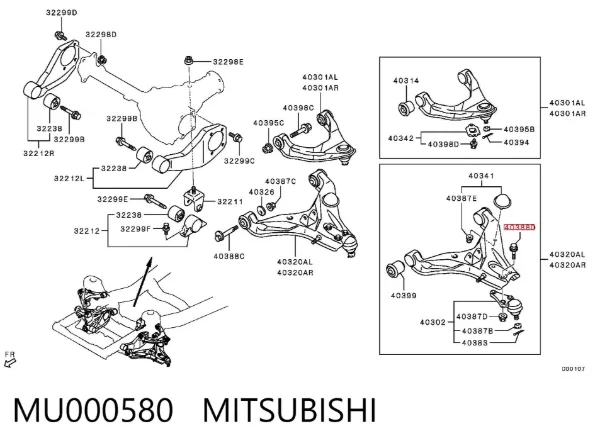  MU000580 Mitsubishi