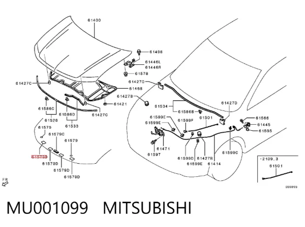  MU001099 Mitsubishi