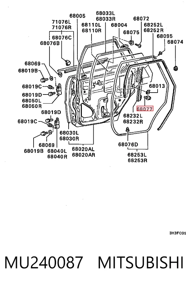  MU240087 Mitsubishi