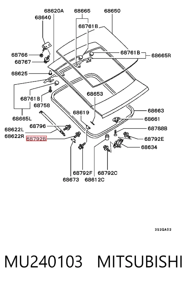  MU240103 Mitsubishi