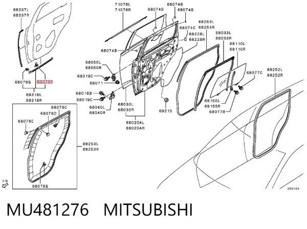  MU481276 Mitsubishi