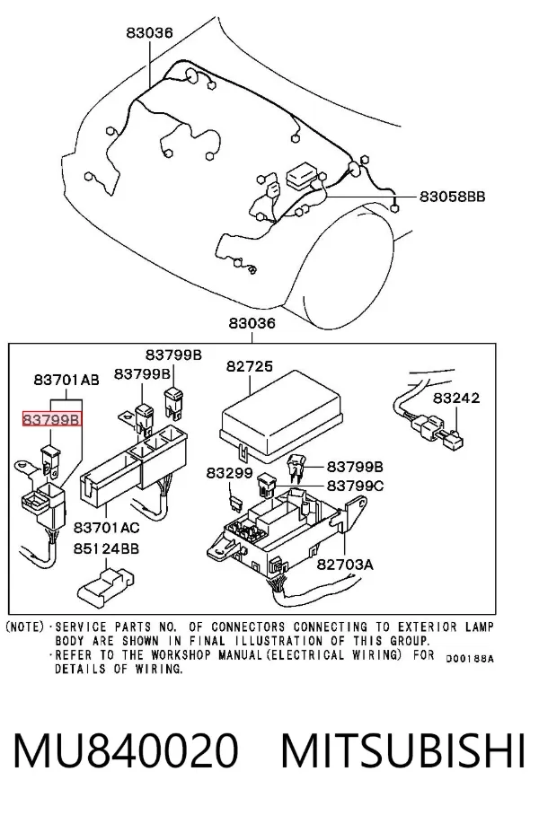 Fusibles MU840020 Mitsubishi