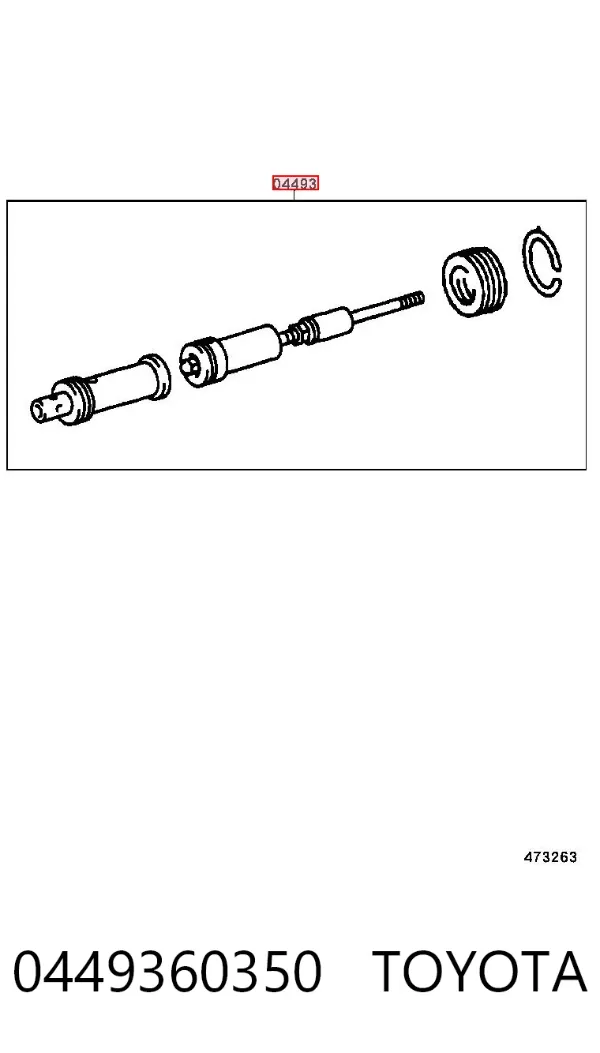 Kit de reparación cilindro de freno principal Toyota Land Cruiser PRADO ASIA