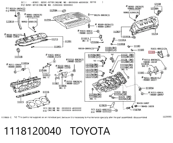  1118120040 Toyota