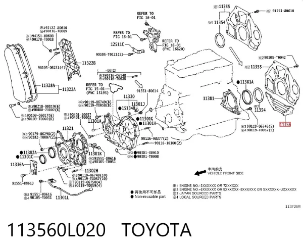  113560L020 Toyota