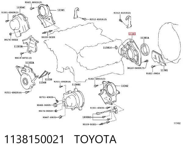  1138150021 Toyota