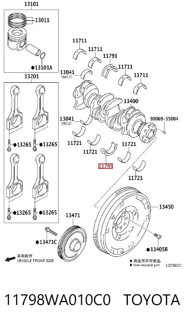  11798WA010C0 Toyota