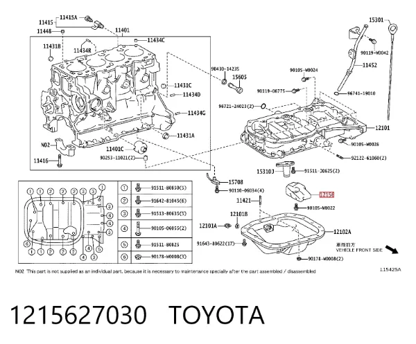  1215627030 Toyota