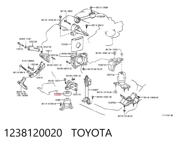  1238120020 Toyota