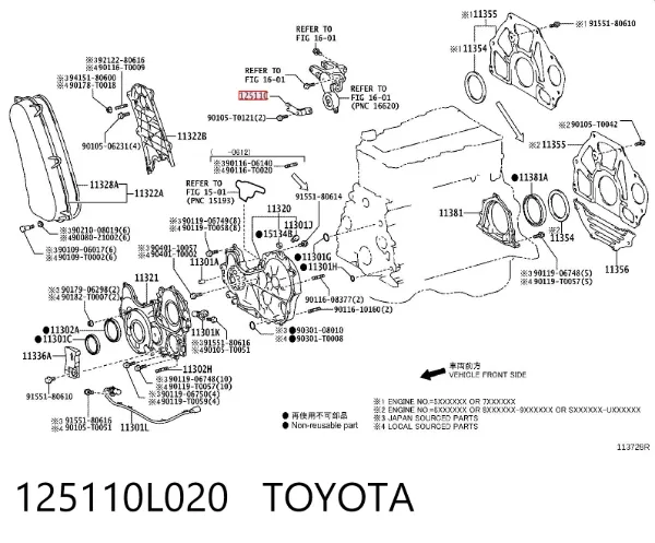  125110L020 Toyota