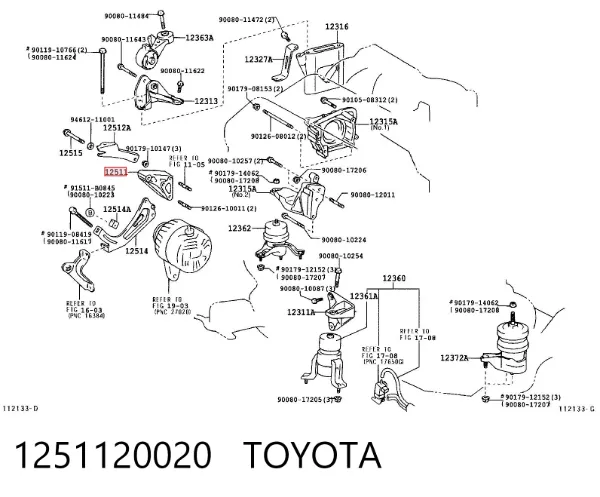  1251120020 Toyota