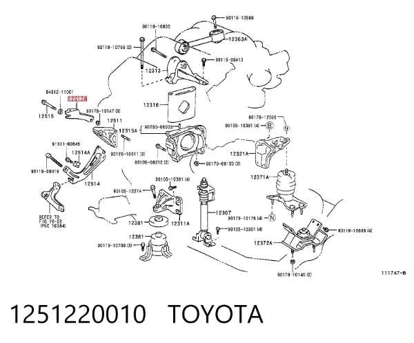  1251220010 Toyota