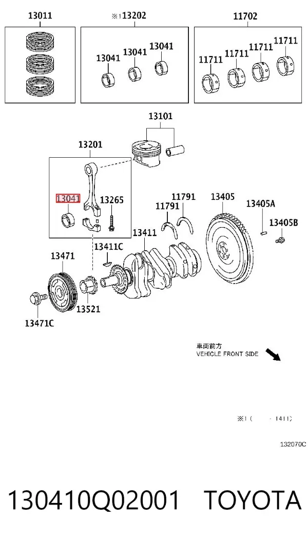  130410Q02001 Toyota