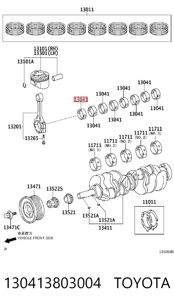  130413803004 Toyota