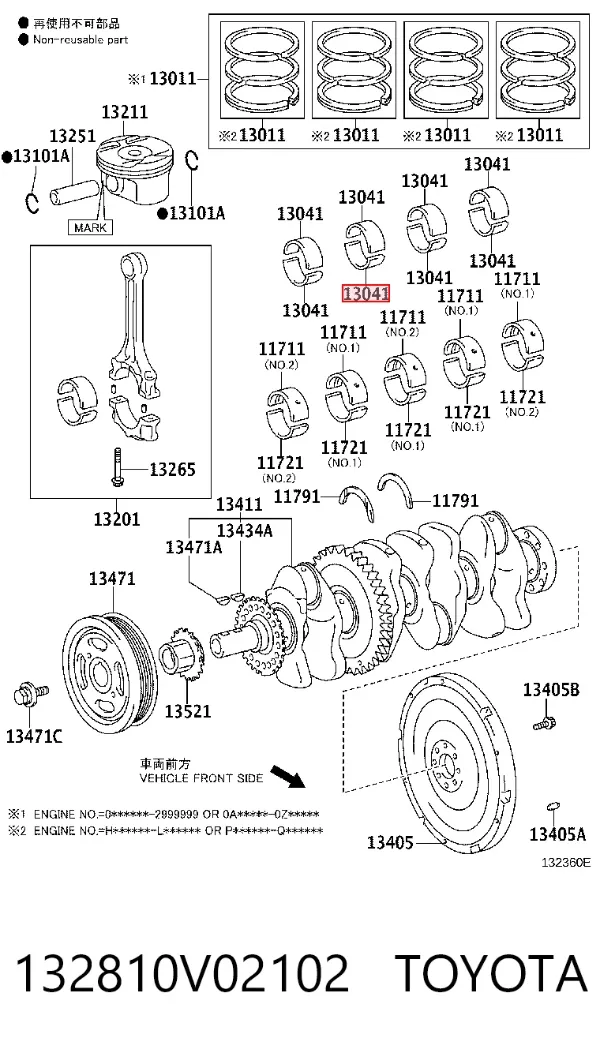  132810V02102 Toyota