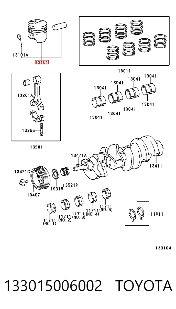  133015006002 Toyota