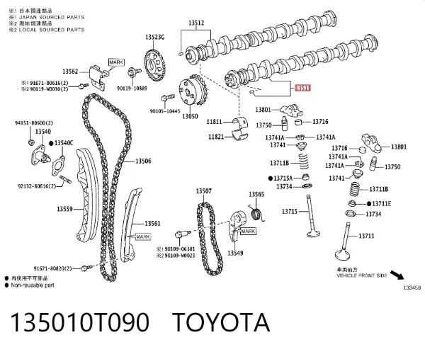  135010T090 Toyota
