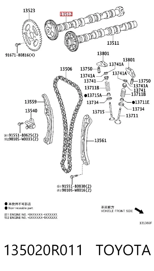  135020R011 Toyota