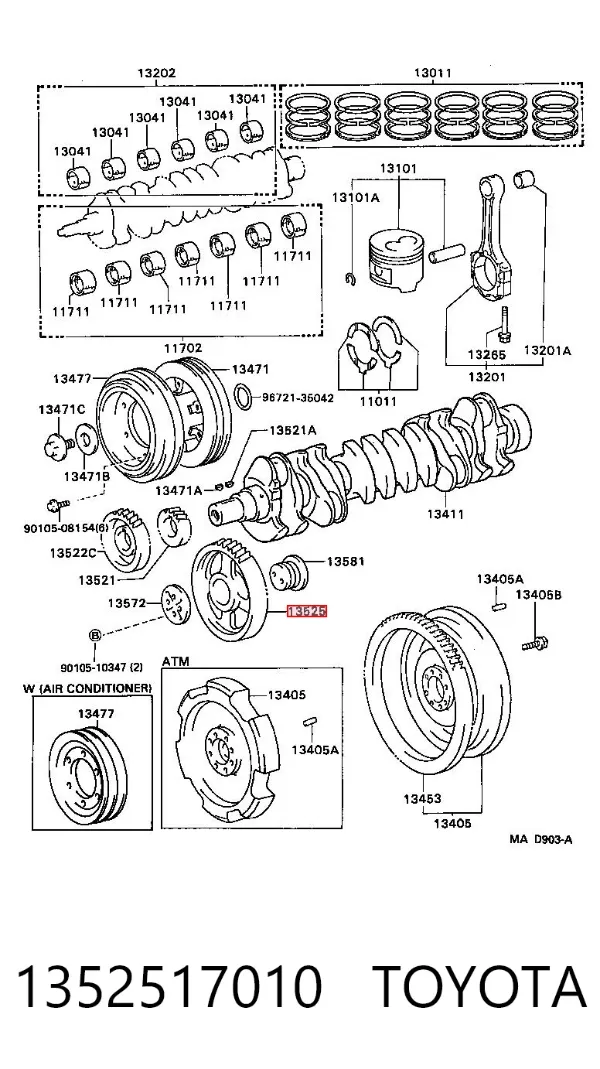  1352517010 Toyota