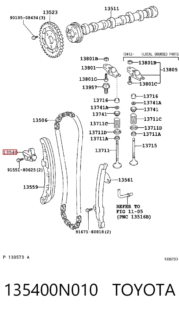 Tensor, correa de distribucion Toyota Corolla E18
