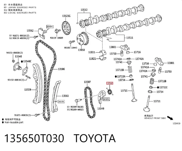  135650T030 Toyota