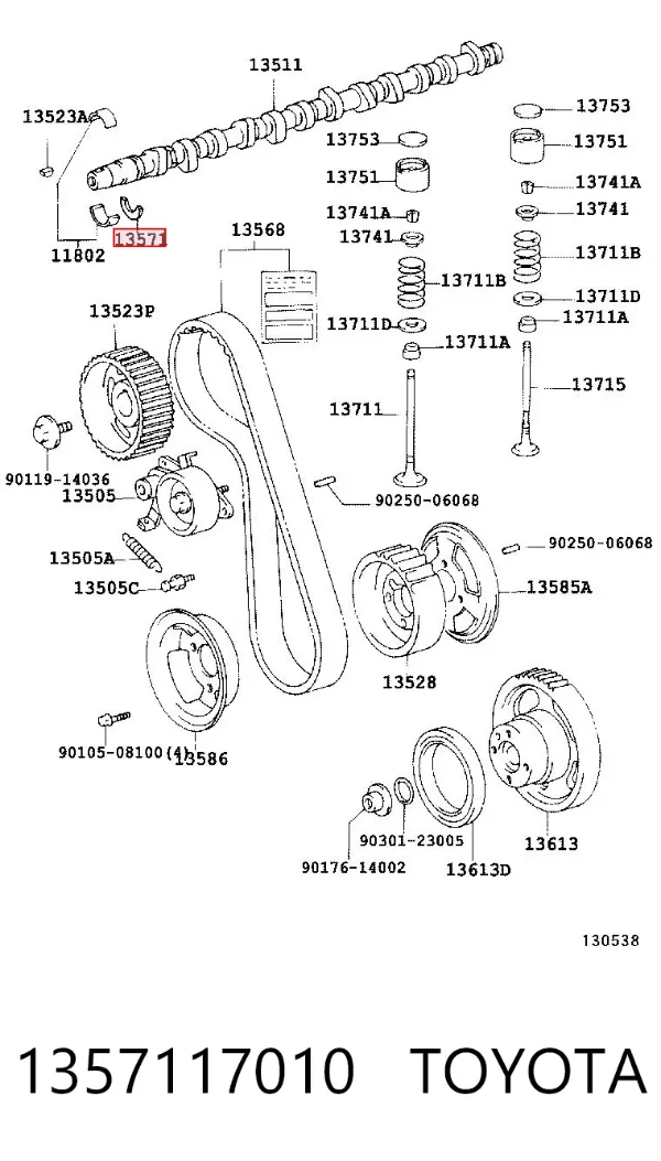  1357117010 Toyota