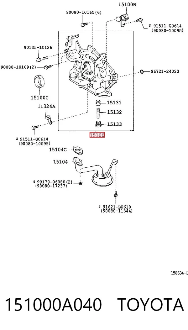 Bomba De Aceite Lexus RX 300/330/350/400H