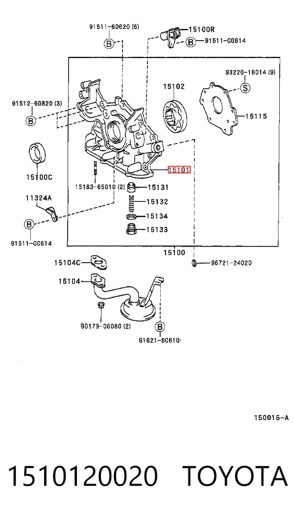  1510120020 Toyota