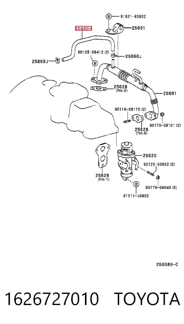  1626727010 Toyota