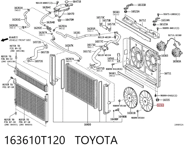  163610T120 Toyota