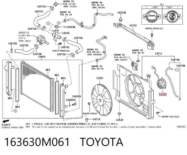  163630M061 Toyota