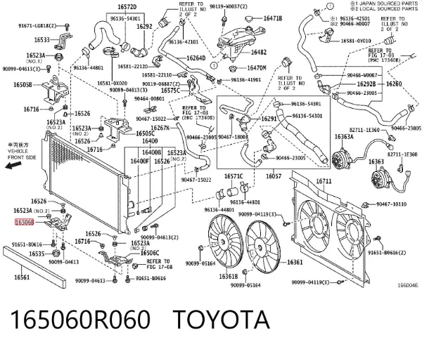 165060R060 Toyota