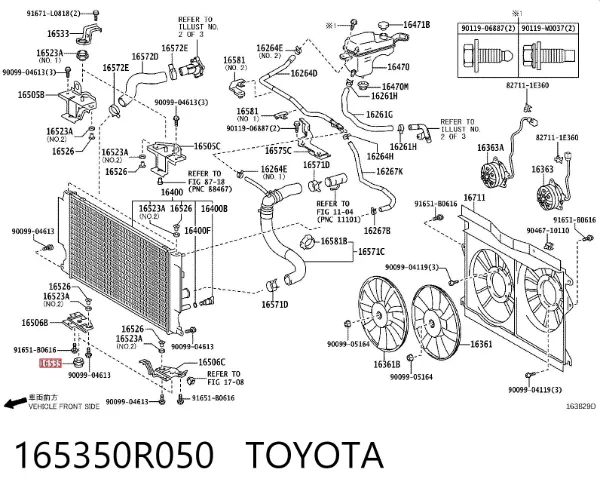  165350R050 Toyota