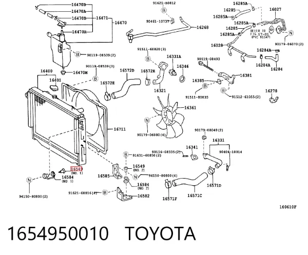 1654950010 Toyota