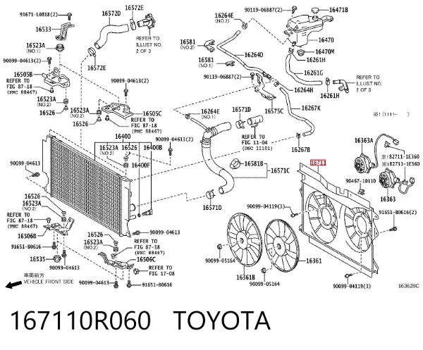  167110R060 Toyota