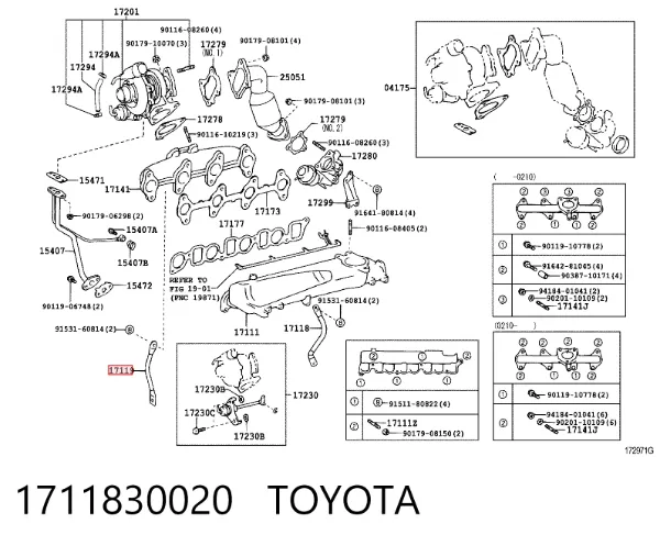  1711830020 Toyota