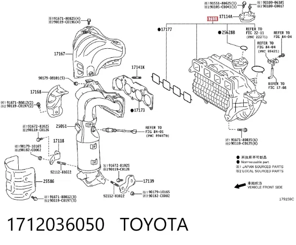 Colector de admisión Toyota RAV4 IV