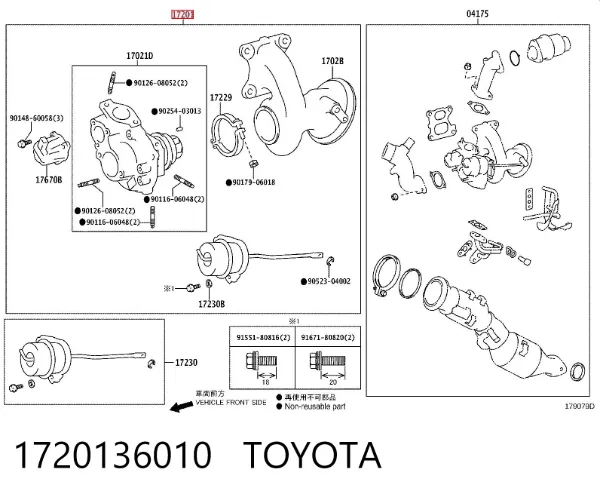 Turbocompresor Lexus RX 450H/350L/200T