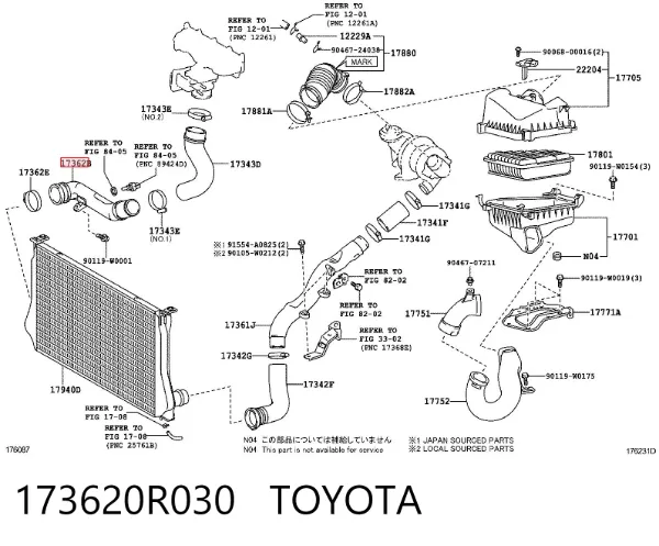  173620R030 Toyota