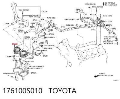 Bomba de aire TOYOTA 176100S010