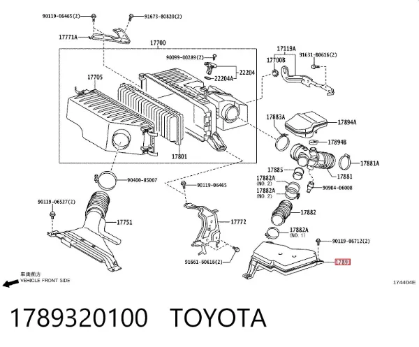  1789320100 Toyota