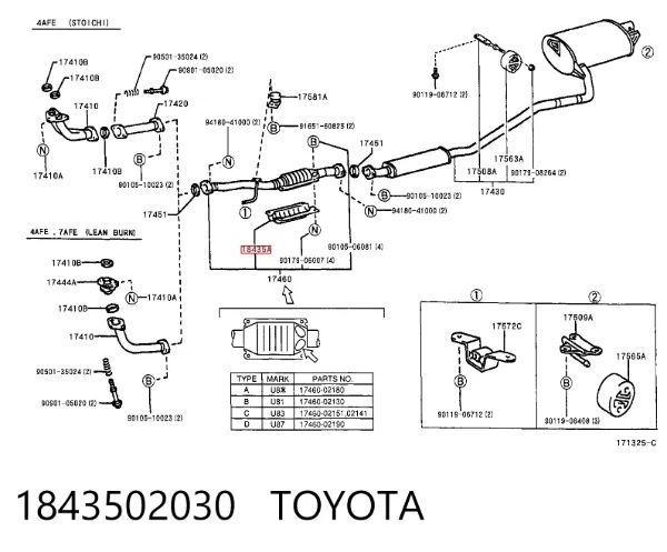  1843502030 Toyota