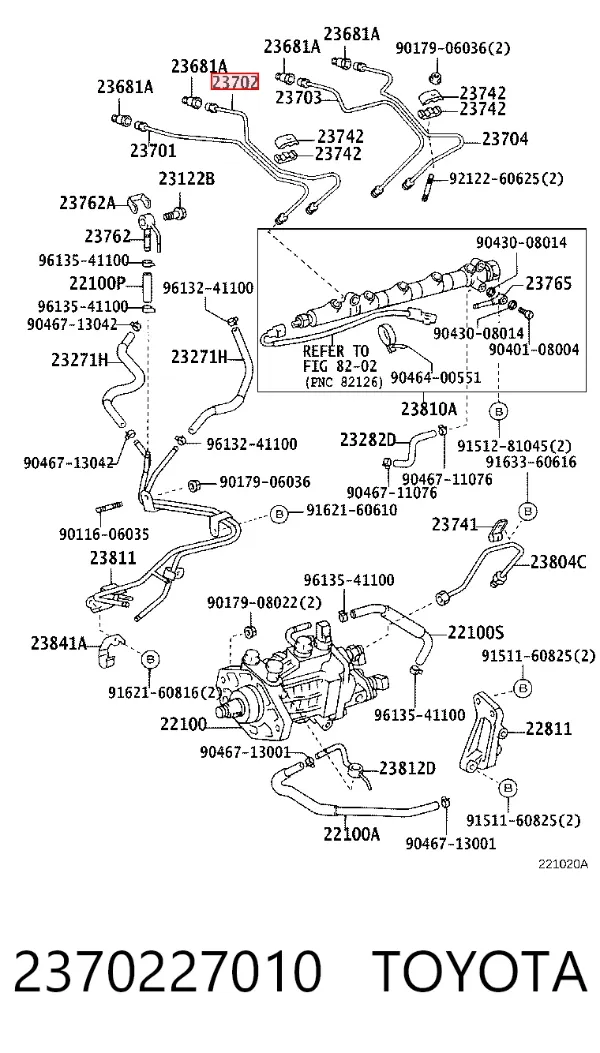  2370227010 Toyota