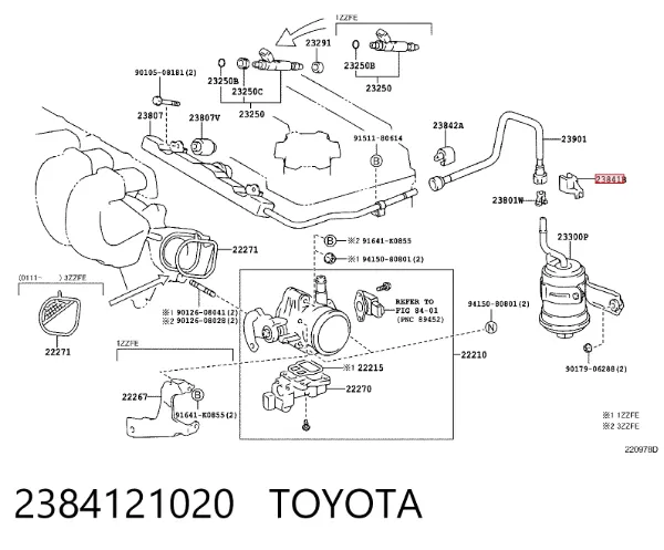  2384121020 Toyota