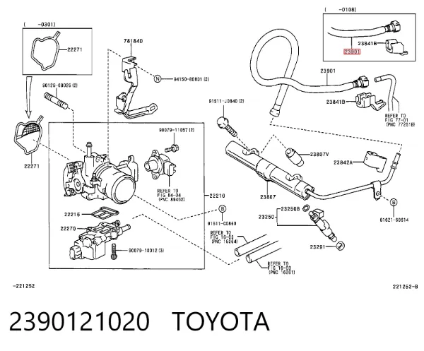  2390121020 Toyota