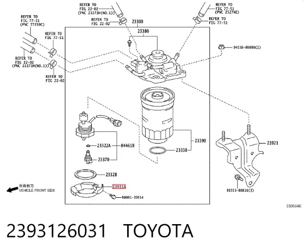  2393126031 Toyota