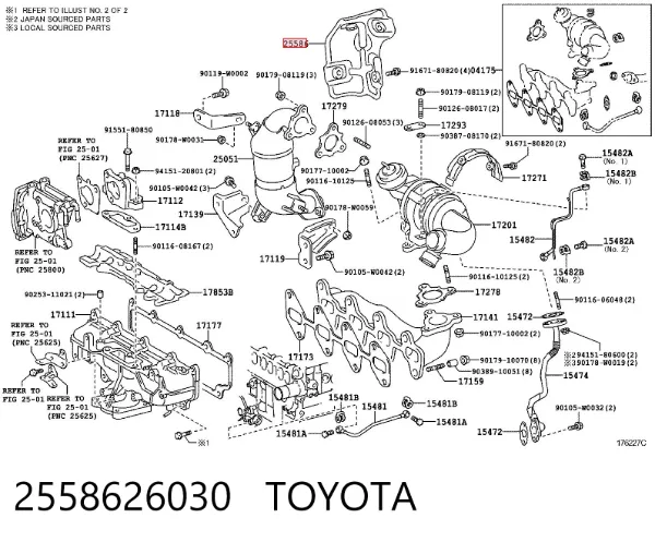 2558626030 Toyota